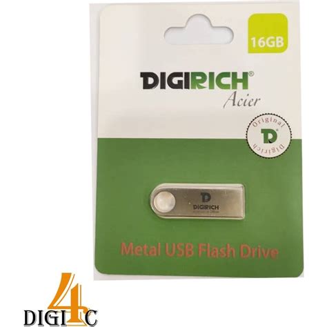 خرید و قیمت فلش تایوانی Digirich Metal Usb Flash Drive 16gb ترب