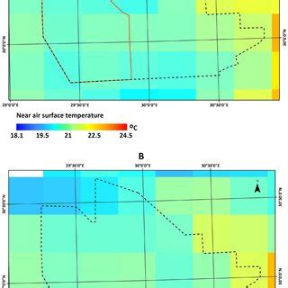 Gldas Data For Near Surface Air Temperature And Land Surface