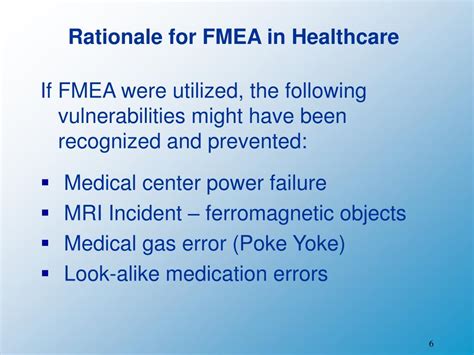 Ppt The Basics Of Healthcare Failure Mode And Effect Analysis Fmea