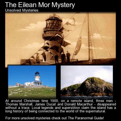 Flannan Isles Lighthouse Mystery The Eilean Mor Mystery Strange