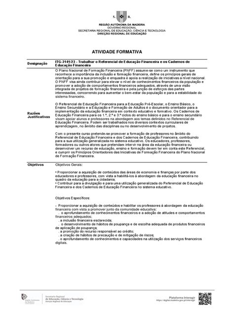 trabalhar  referencial de educacao financeira  os cadernos de