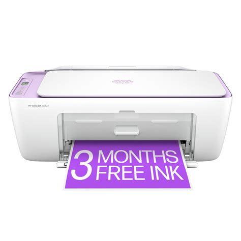 Hp Deskjet 2842e Lilac Wireless All In One Color Inkjet Printer Scanner Copier 3 Mos Free