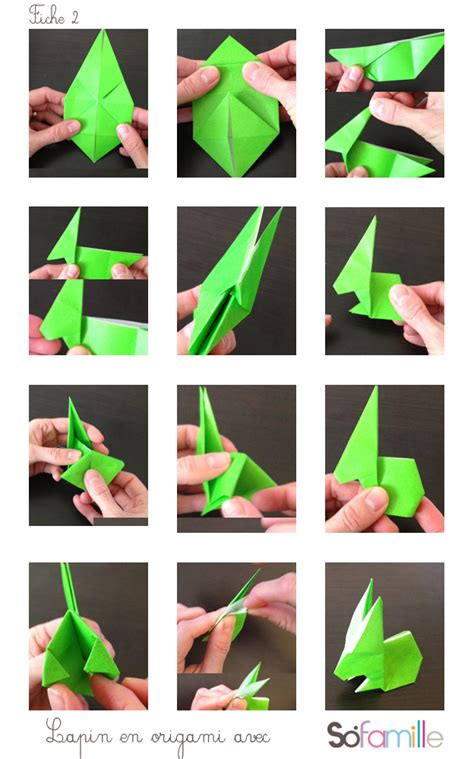 Lapin Origami Comment Faire Un Lapin En Origami Réalisation Dun