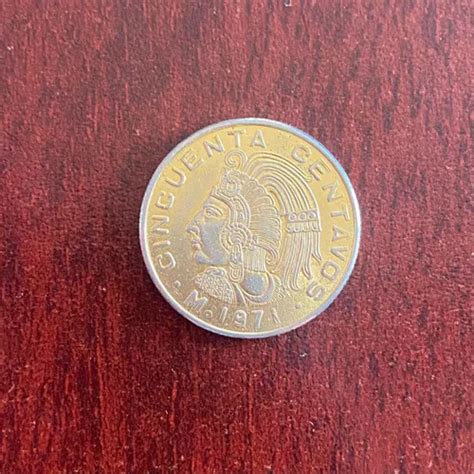 Moneda Mexicana De 50 Centavos Año 1971 Para Coleccionistas MercadoLibre