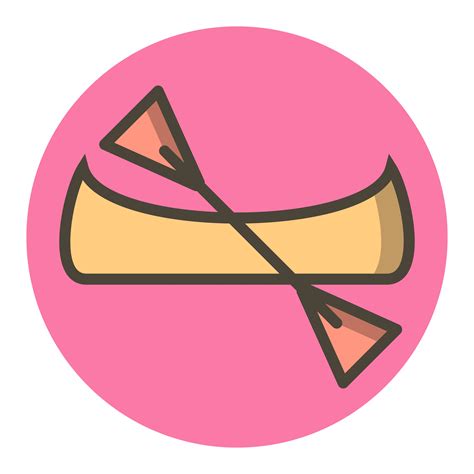 Canoe Icon Design 503827 Vector Art At Vecteezy