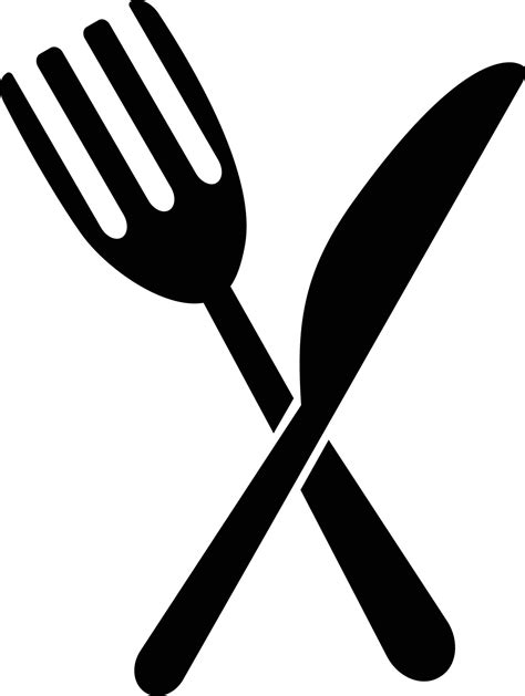 Fork and knife icon on white background. 11095723 Vector Art at Vecteezy