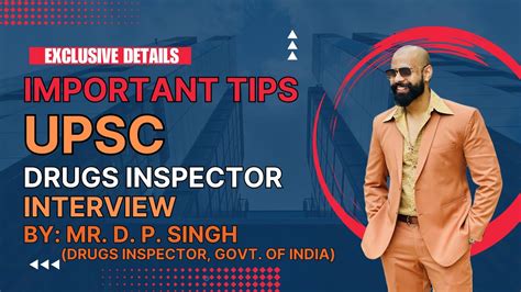 How To Crack Upsc Drug Inspector Interview Complete Guide Youtube