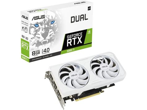 ASUS выпустила белые видеокарты GeForce RTX 3060/Ti Dual White — i2HARD