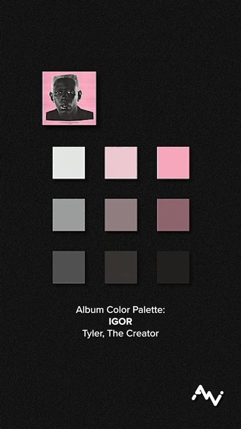 Album Color Palette: Tyler, The Creator - IGOR | Color palette, Tyler ...