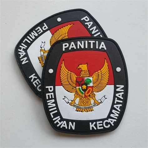 Jual Patch Rubber Logo Ppk Panitia Pemilihan Kecamatan Pemilihan