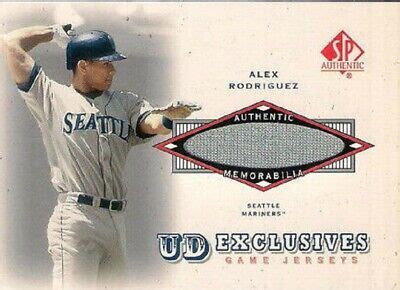 ALEX RODRIGUEZ 2001 SP GAME AUTHENTIC UD EXCLUSIVES GAME USED JERSEY EBay