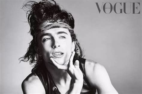 Timoth E Chalamet Grateful As He Becomes British Vogue S First Ever