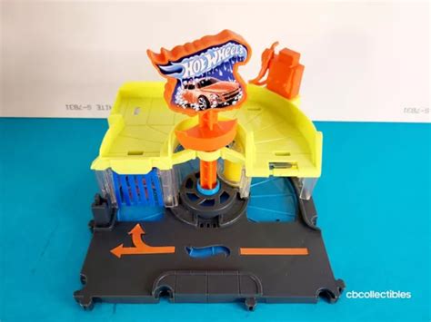 Hot Wheels City Downtown Express Car Wash Playset Picclick Uk