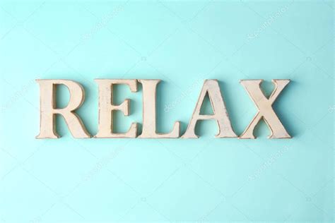 Relax Word Photography