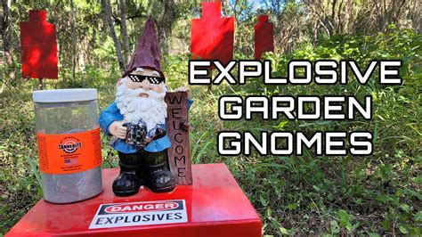 Explosive Garden Gnome Mines Youtube