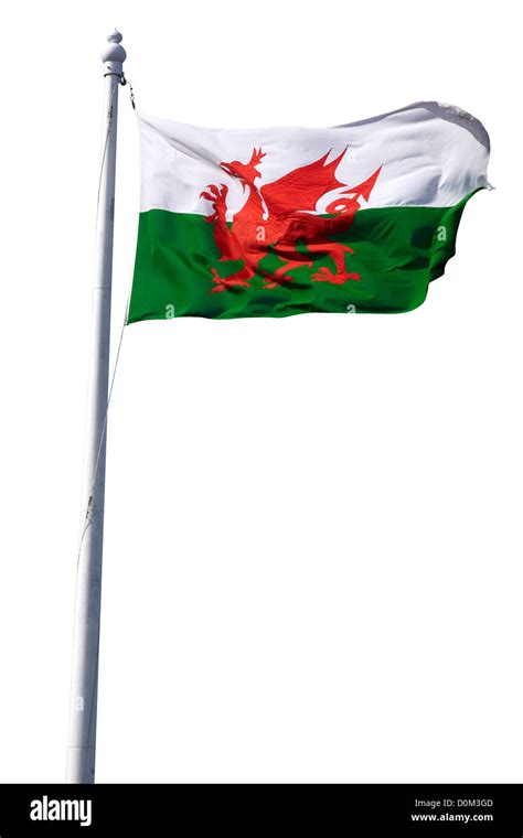 Welsh Flag Wales United Kingdom Stock Photo Alamy