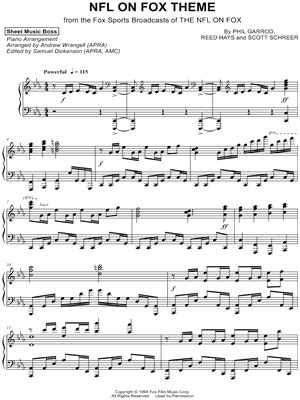 "NFL on Fox Theme" Sheet Music - 7 Arrangements Available Instantly ...