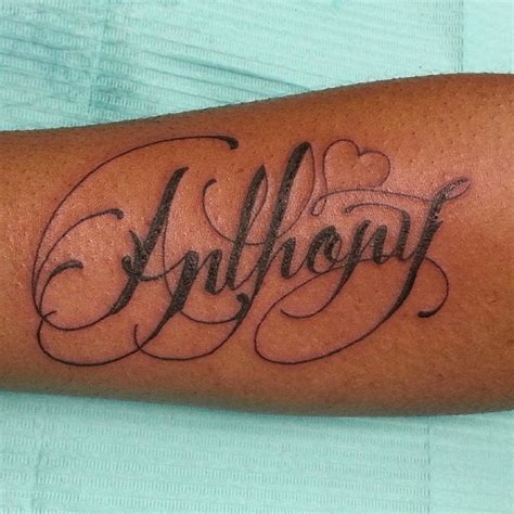 Anthony Name Tattoo