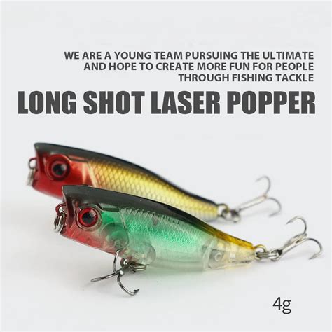 Plastic Topwater Popper Plastic Fishing Tackle Plastic Fishing Lure