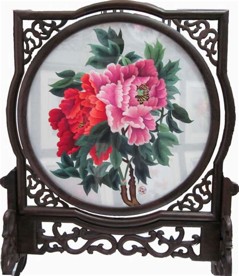 Single Faced Embroidery Standing Screen At Best Price In Changsha