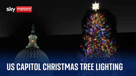 US Capitol Christmas Tree Lighting Ceremony YouTube