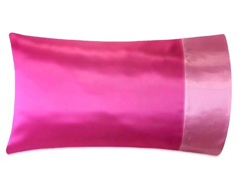 Mixed Pink Satin Pillowcase Hot Pink Satin Pillow Case Two | Etsy