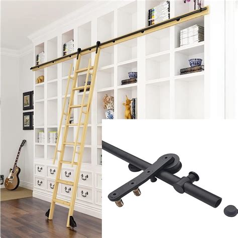 Rolling Library Ladder Hardware Kit Sliding Ladder Door