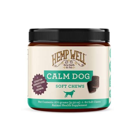 Hemp Well 60 Count Calm Dog Soft Chews Hpw00158 Blains Farm And Fleet