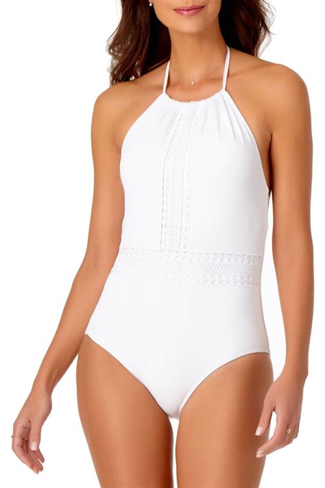 Womens One Piece Swimsuits Plunge Halter And Monokini Page 9 Anne Cole