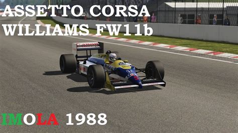 Assetto Corsa Williams FW11b By ACFL Imola 1988 YouTube