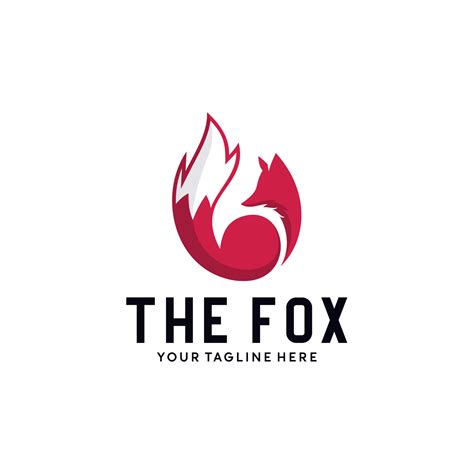 Fox Logo Design Template Inspiration Vector 14796783 Vector Art At