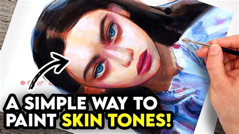 How To Mix Skin Tones With Acrylics 🎨 Youtube