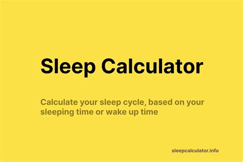 Sleep Cycle Calculator