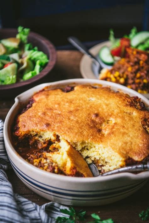 Ground Beef Casserole With Cornbread Crust The Seasoned Mom