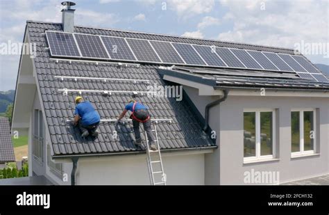 Solar panels roof ladder Stock Videos & Footage - HD and 4K Video Clips - Alamy