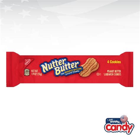 Nutter Butter 4 Peanut Butter Sandwich Cookies 1 9oz 56g Ijustwannacandy