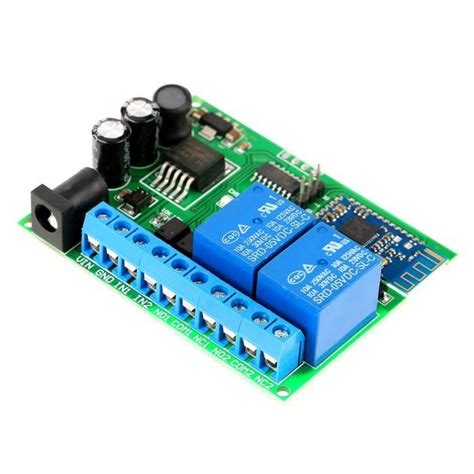 Cikonielf Module De Relais Bluetooth Moteur De Commutateur De