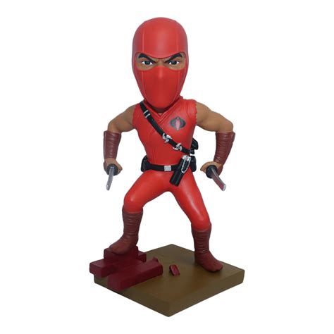 G I Joe Red Ninja Bobblehead Sdcc Exclusive Icon Heroes