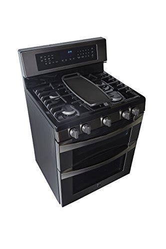 Kenmore Elite 6 1 Cu Ft Double Oven Gas Range W Convection Cooking In Black Stainless