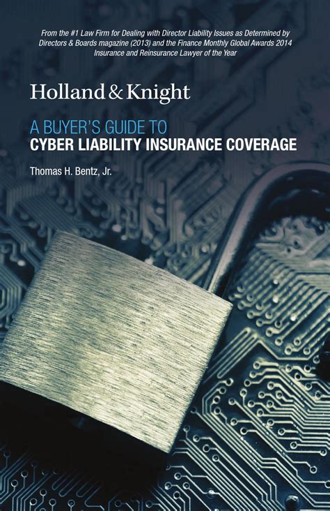 Cyber Liability Coverage By Holland And Knight Issuu