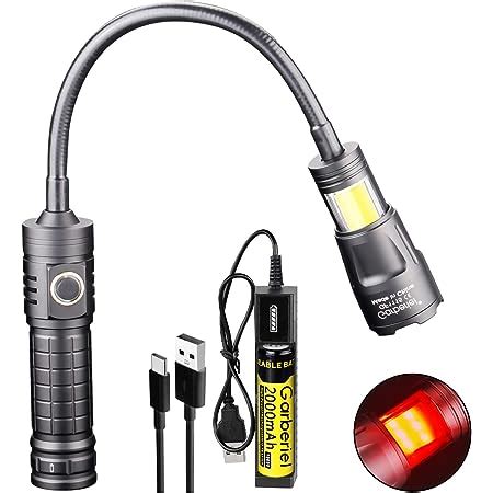 Almuter Flashlight Lumen Flexible Gooseneck Flashlights High