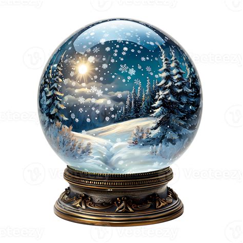 Snow globe on isolated transparent background 43576250 PNG