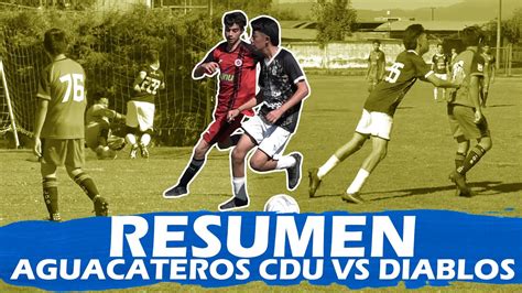 Resumen Aguacateros CDU VS Diablos Cat Sub 15 YouTube