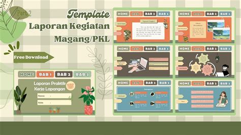 Lap Kegiatan Magang Pkl Smk Template Ppt 3 Free Download Ppt Pkl