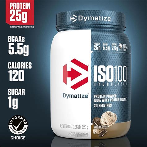 Dymatize Prote Na Hidrolizada Iso En Polvo Prote Na Aislada De