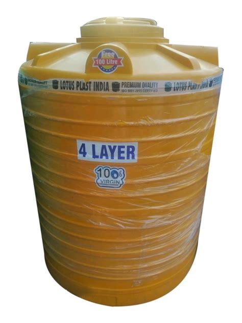 Rotoking 4 Layer Yellow Roto Moulded Water Tank At Rs 5200 Unit In