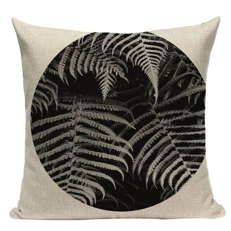 Coussin Jungle Noir Et Blanc Coussin Jungle Coussin Coussin Tropical