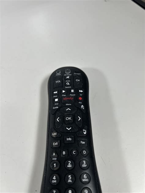 Xr2 U2 Cable Box Remote Control Comcast Xfinity Black Ebay