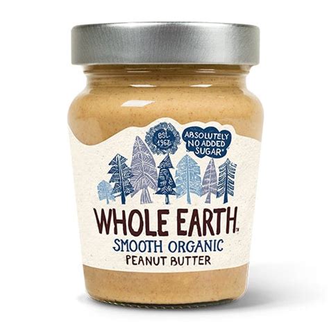 Whole Earth Smooth Peanut Butter G Go Naked Veg