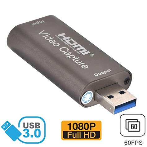 Placa De Captura Hdmi Gamer Usb 1080p Live Streaming Usb 3 0 Shopee